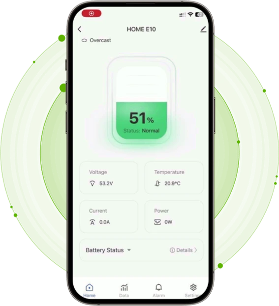 Smart battery monitoring app